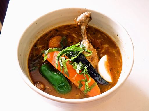 北カフェ sweets & soup curry (中央区・西線9条そばに移転OPEN)「スープカレー チキン」 画像7