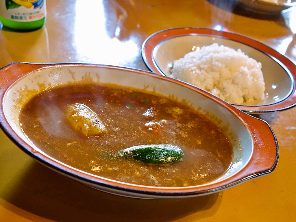 カレー魂 デストロイヤー 西線14条「ナンコツ・キーマカレー」