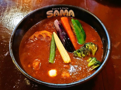 Curry&Cafe SAMA 北海道神宮前店(宮の森店)「ハンバーグ野菜カリー」 画像3