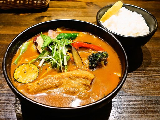 スープカリー 奥芝商店 札幌本店 [移転につき休業中]「厚切り角煮と特選野菜かり～の巻」 画像7