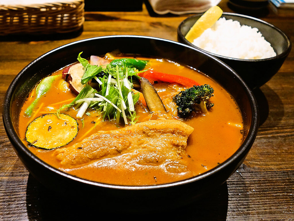 スープカリー 奥芝商店 札幌本店 [移転につき休業中]「厚切り角煮と特選野菜かり～の巻」