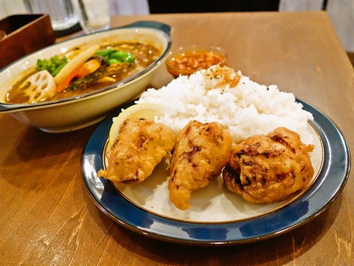 BAR CAFE SOUPCURRY ZORA「四川風からあげスープカレー」 画像9