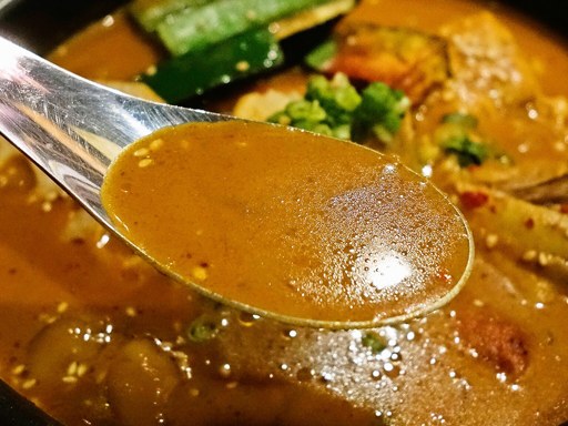 インドネシアン スールカリー バグース (11/9で閉店)「自家製鶏団子とモチ餅揚げ出し豆腐のスープカレー」 画像11