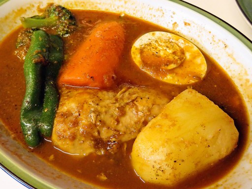 カレー魂 デストロイヤー 西18丁目「チキンカレー」 画像9