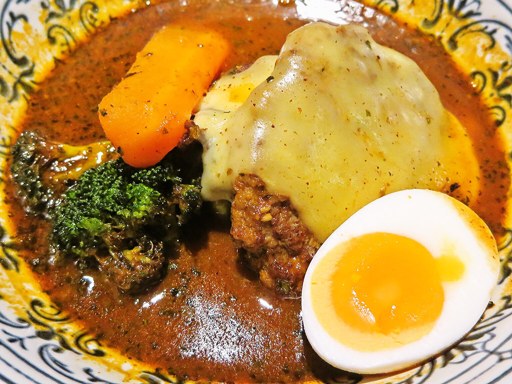 札幌らっきょ (本店)「手作りハンバーグとゴーダチーズスープカレー」 画像7