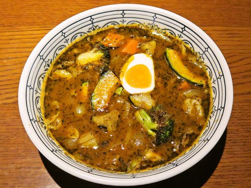 札幌らっきょ (本店)「ゴロゴロ野菜とらっきょ特製キーマのスープカレー」 画像1