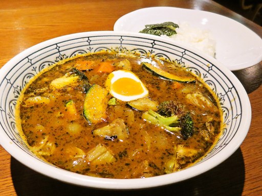 札幌らっきょ (本店)「ゴロゴロ野菜とらっきょ特製キーマのスープカレー」 画像3