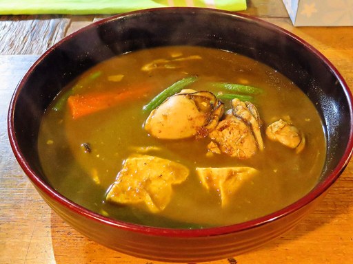 村上カレー店 プルプル「かきの青汁カレー」 画像5