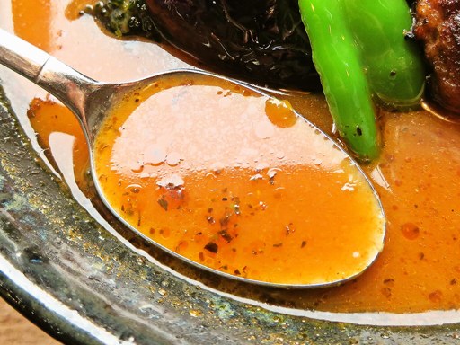 スープカリー エソラ (SOUP CURRY ESOLA)「エソラ特製ハンバーグ野菜カリー」 画像7
