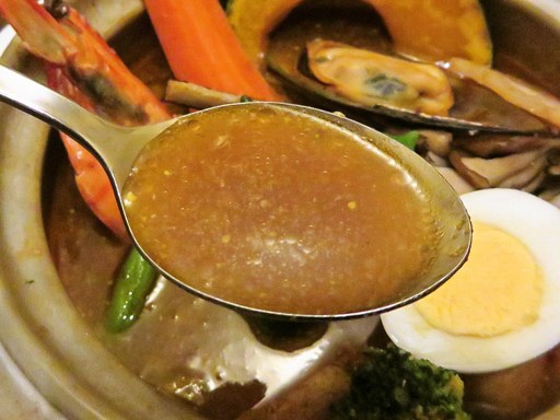 札幌スープカレー 傾奇 KABUKI (帯広に移転済)「シーフード＆野菜」 画像6