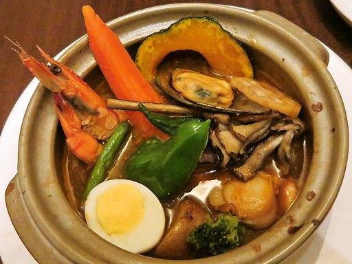 札幌スープカレー 傾奇 KABUKI (帯広に移転済)「シーフード＆野菜」 画像8
