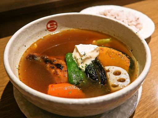 カレーショップ エス (CURRY SHOP S)「タンドリーチキンと野菜のカレー」 画像7