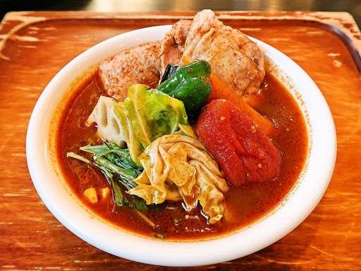 スープカレー専門店 木多郎 岩見沢店「チキン野菜カレー」 画像7