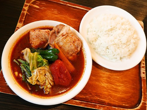 スープカレー専門店 木多郎 岩見沢店「チキン野菜カレー」 画像8