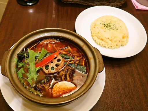 札幌スープカレー 傾奇 KABUKI (帯広に移転済)「17種の大地の奇跡ベジタブルカレー」 画像2