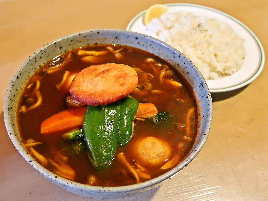 スープカリィの店 ショルバー「日替わりランチ チキン＋いももち」