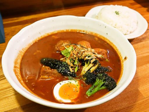 Curry Store 万屋マイキー (北1東7に移転済)「豚角煮CURRY」 画像8