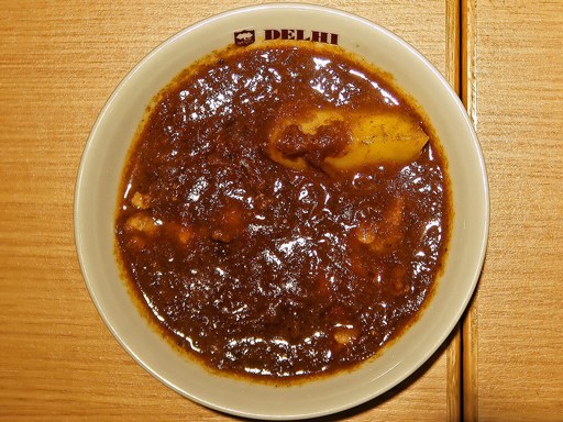 デリー DELHI 銀座店「お好み三種カレー：コルマカレー＆カシミールカレー＆ベジタブルカレー」 画像9