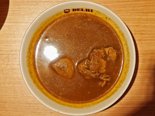 デリー DELHI 銀座店「お好み三種カレー：コルマカレー＆カシミールカレー＆ベジタブルカレー」 画像10