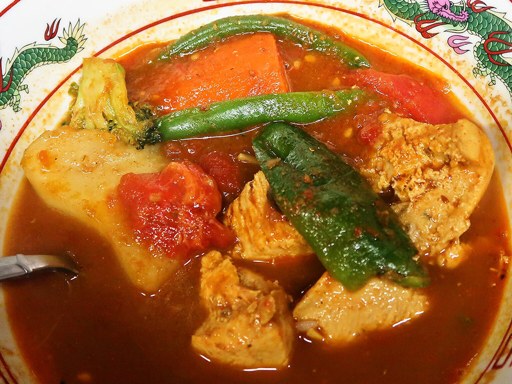 カレー魂 デストロイヤー 西18丁目「トマトチキンカレー」 画像12