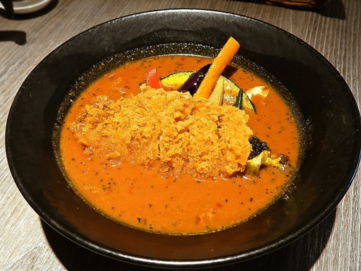 スパイシースポット Soup Curry & Cafe「野菜10種のスープカレー・とんかつ」 画像7
