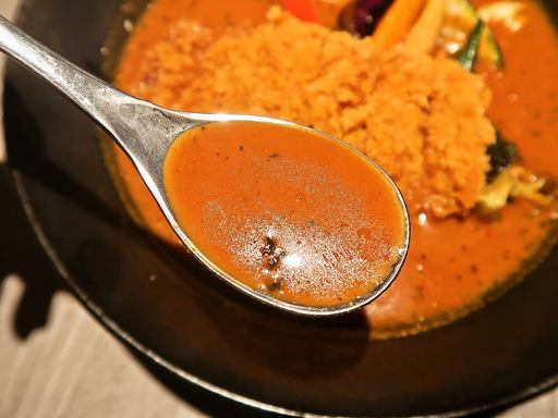 スパイシースポット Soup Curry & Cafe「野菜10種のスープカレー・とんかつ」 画像11