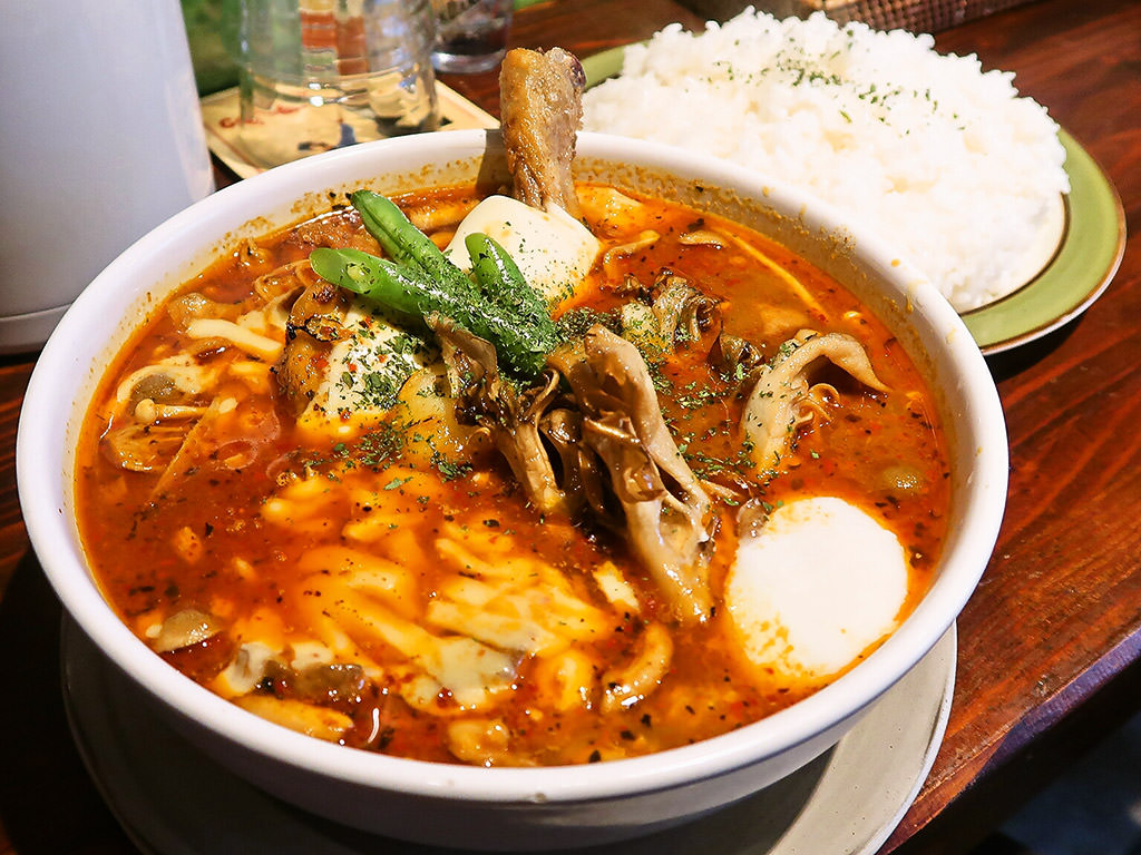 カンクーン SOUPCURRY&SPICE CANCUN「チキチキ(チキンチーズキノコ)」