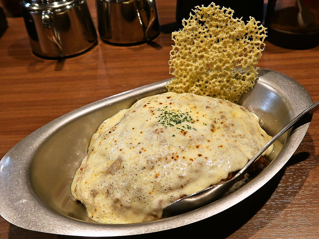 デタラメノカレートザンギ「カレー(＋のび～るモッツァレラと温たま)」