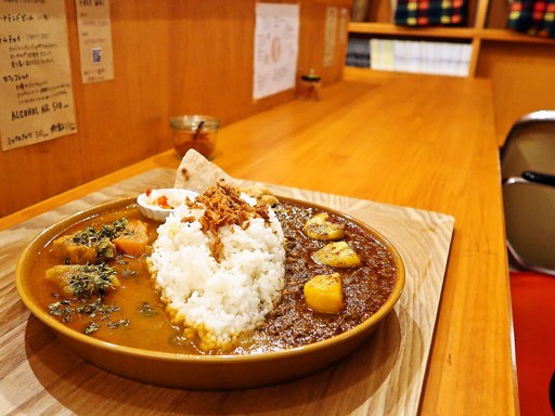 はらっぱカレー店「ハーフ＆ハーフ／キーマカレー＆やさいカレー」 画像9