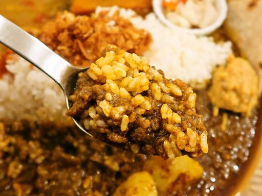 はらっぱカレー店「ハーフ＆ハーフ／キーマカレー＆やさいカレー」 画像15