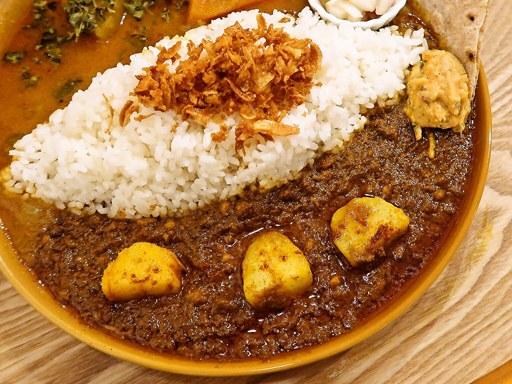 はらっぱカレー店「ハーフ＆ハーフ／キーマカレー＆やさいカレー」 画像16