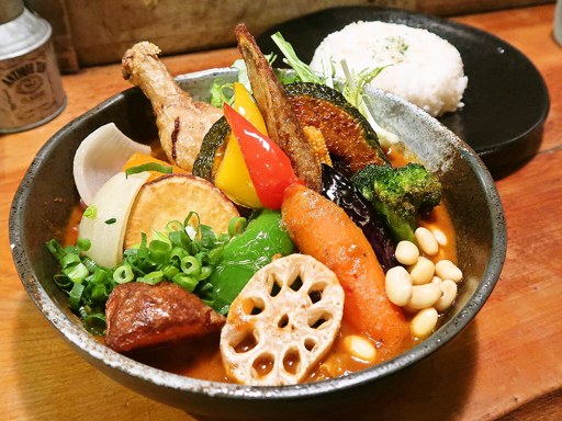 Rojiura Curry SAMURAI. (路地裏カリィ侍.) さくら店「チキンと一日分の野菜20品目」 画像8