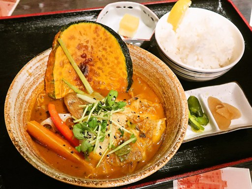 スープカリー 奥芝商店 真駒内 眞栄荘「季節の野菜カリー」 画像4