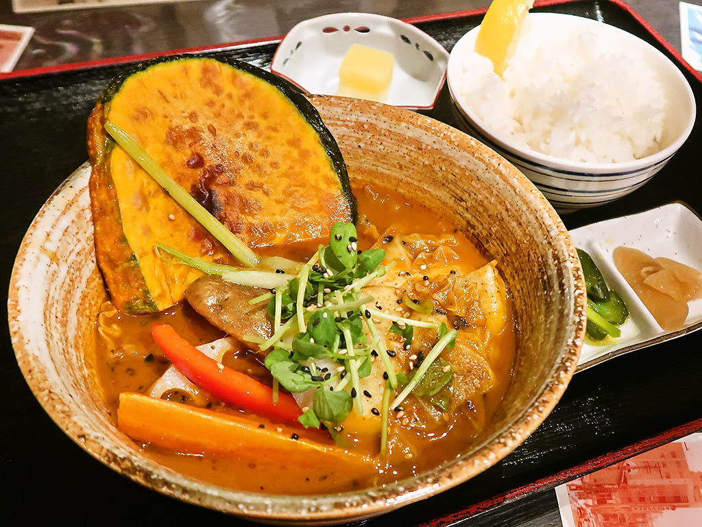 スープカリー 奥芝商店 真駒内 眞栄荘「季節の野菜カリー」