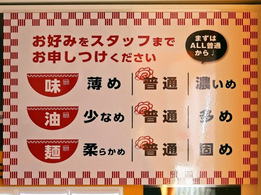 らーめん 麺GO家 白石店 | 店舗メニュー