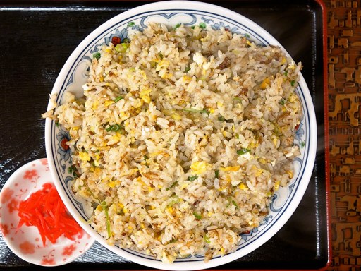 こく一番 ラーメン みどりや「チャーハン(大盛)」