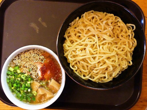 らー麺 こぶし「あごだしと豆腐の冷たいつけ麺」