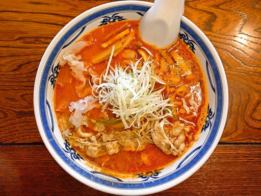 ラーメン・餃子 ハナウタ 本店「特辛薬膳 味噌(特別辛い)」