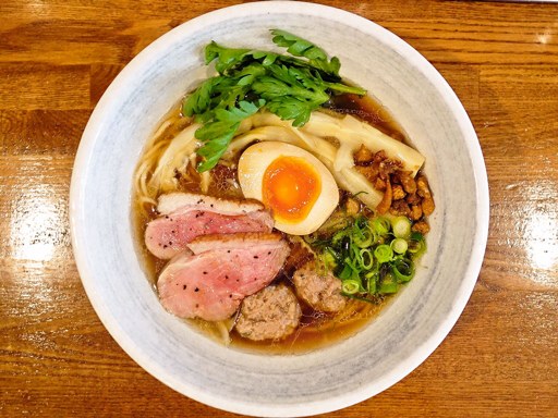 麺屋 169「煮干しと鴨のそば」