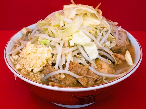 ラーメン二郎 札幌店「小豚(＋ヤサイマシニンニクマーボー)」
