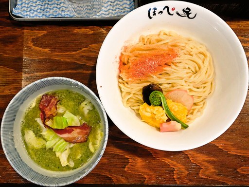 らーめん ほっぺ家 (ほっぺや)「春キャベツの塩つけ麺」