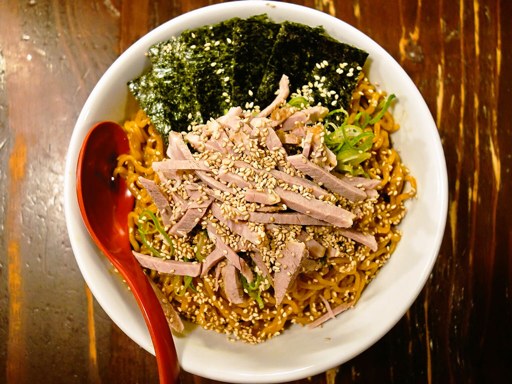 山嵐 本店「肉マシ油そば カレー」