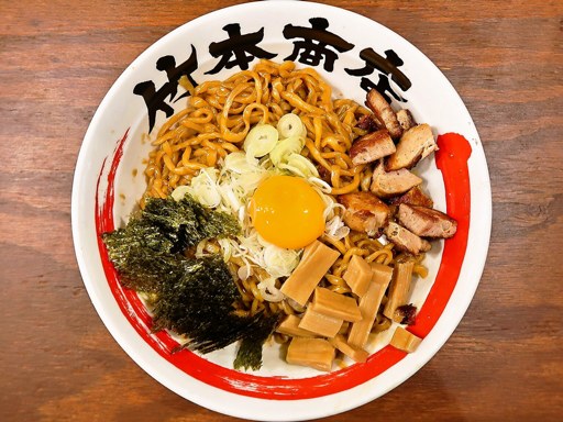 札幌海老麺舎 札幌二条市場店 (旧店名:竹本商店 札幌マグロセンター)「油そば」