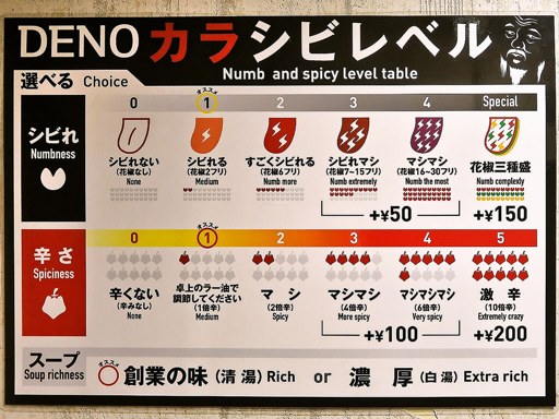 175°DENO～担担麺～ 本店 | 店舗メニュー