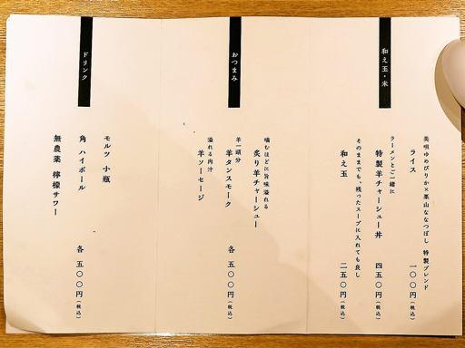 RAMEN ICHI | 店舗メニュー