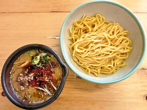 札幌つけ麺 風来堂 (麺 風棶堂)「あらびきラムの味噌つけ麺」