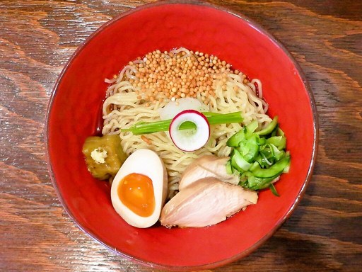 らーめん ほっぺ家 (ほっぺや)「生揚げ醤油の冷やしぶっかけ」
